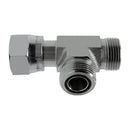 Adaptador TEE Macho/Fêmea Lateral 9/16 Plano - 3000.5000.0383