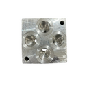 Bloco Base Simples Alum-Saída Inferior 3/4 UNF - P/Válvula TN6 - 3000.5003.0041