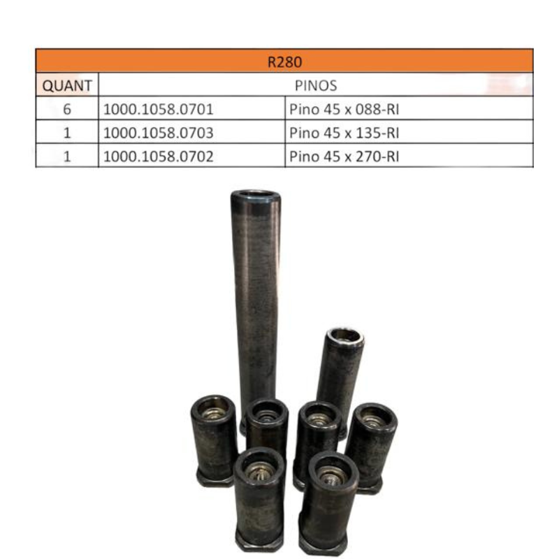 Kit de Pinos Garra R280