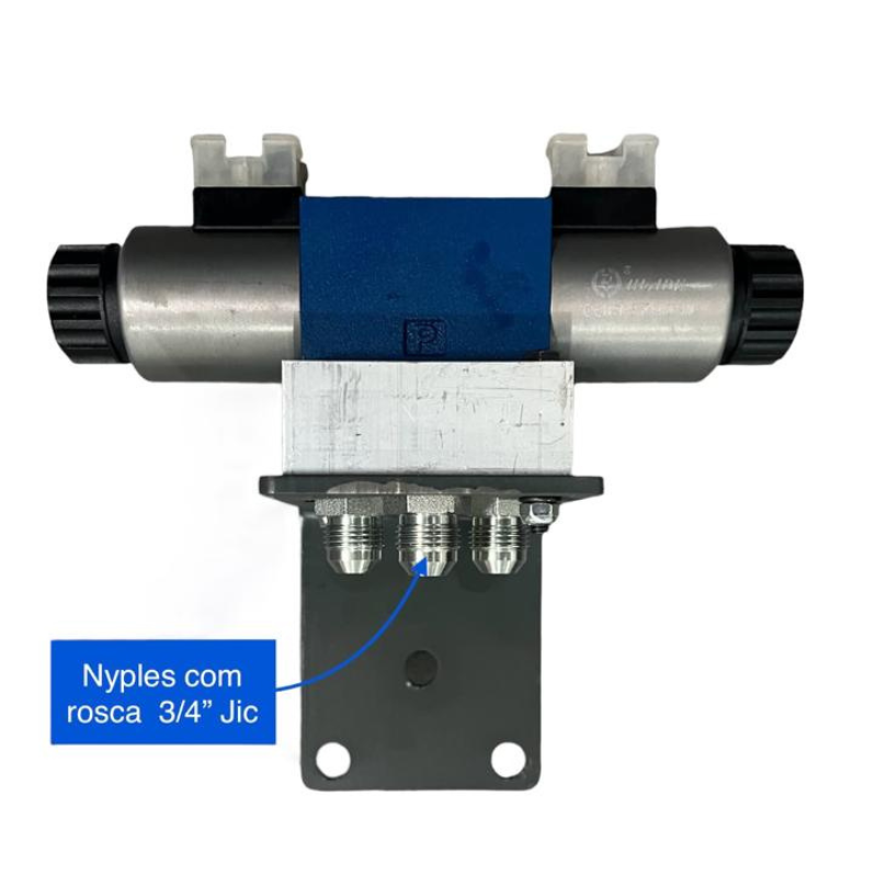 Kit Válvula Direcional TN6 Dupla Função 24v - 1000.1040.2333