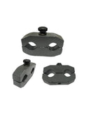 Abraçadeira de ferro dupla para tubo de 27mm - 1000.1040.4100